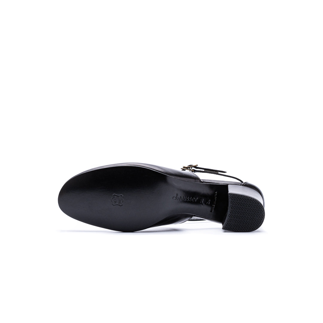 C-2334　CROSS STRAP PUMPS BL