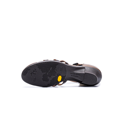 TR-021　GURKHA STRAP HEELS  DBR