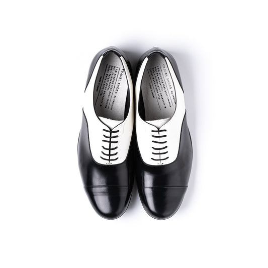 TR-001　CAP TOE SHOES BLG/WHC