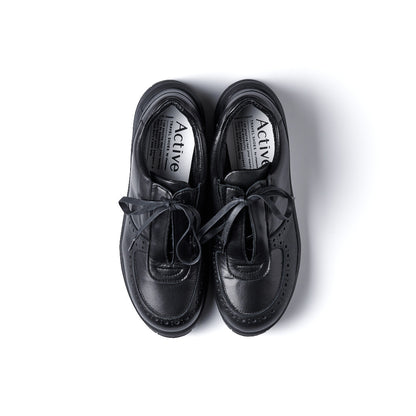 TRA-024　LEATHER SNEAKERS BL