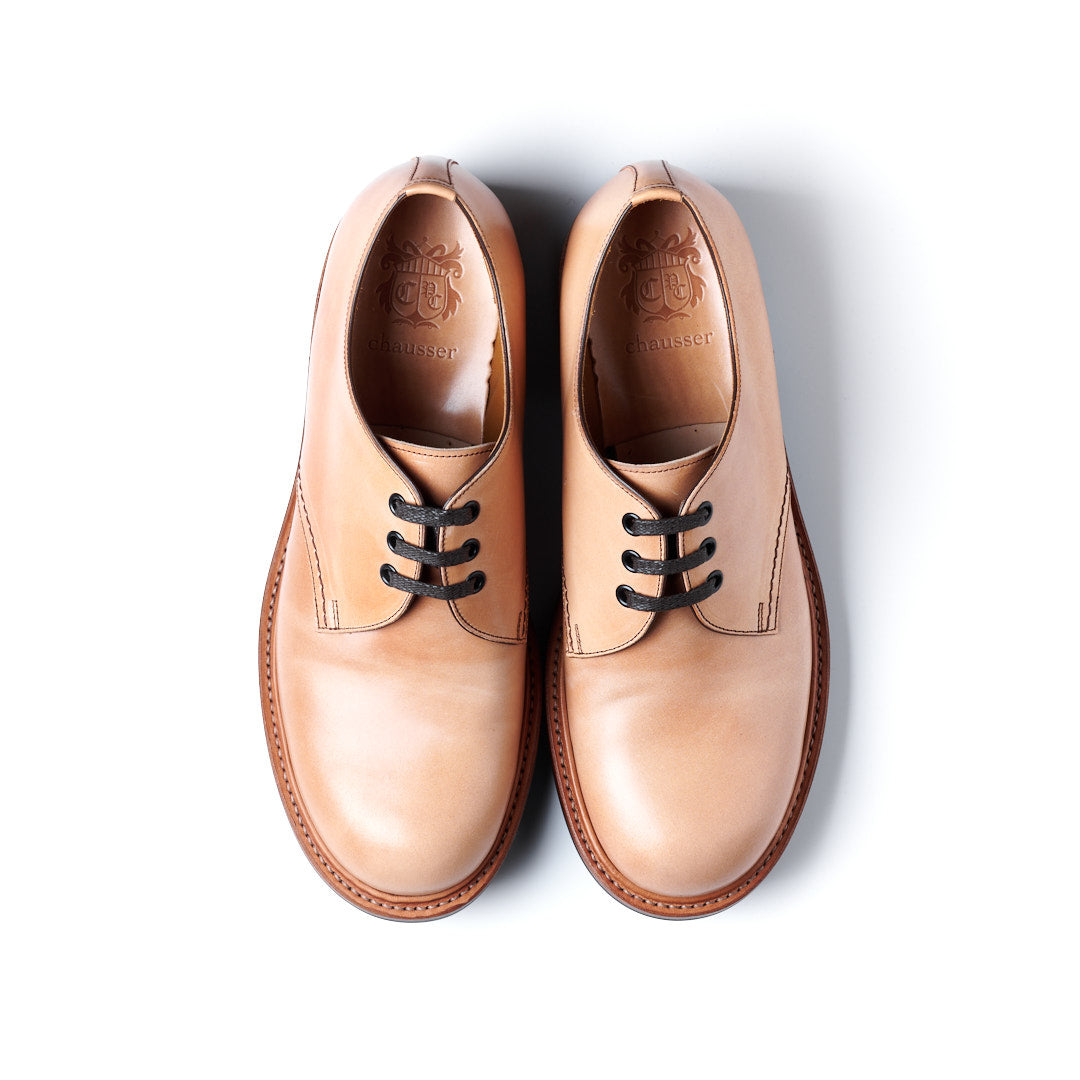 C-7056 CORDOVAN 3-EYELET SHOES NA – chausser online store