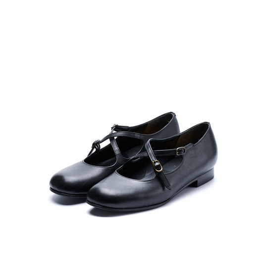 C-2349　CROSS-STRAP SHOES BL