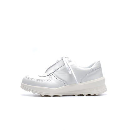 TRA-024　LEATHER SNEAKERS WH
