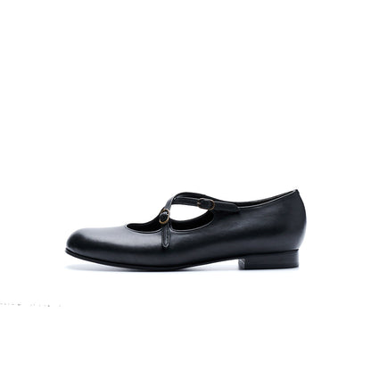 C-2349　CROSS-STRAP SHOES BL