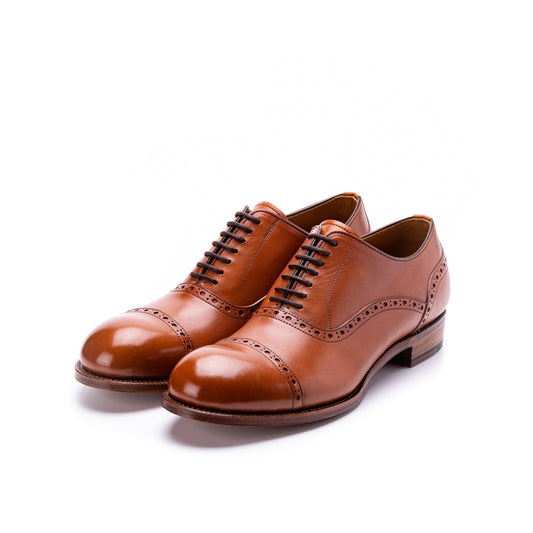 C-7006　CAP-TOE BROGUE SHOES BR