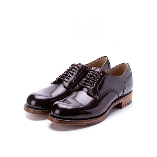 SU-100C　CORDOVAN PLAIN TOE SHOES BGD