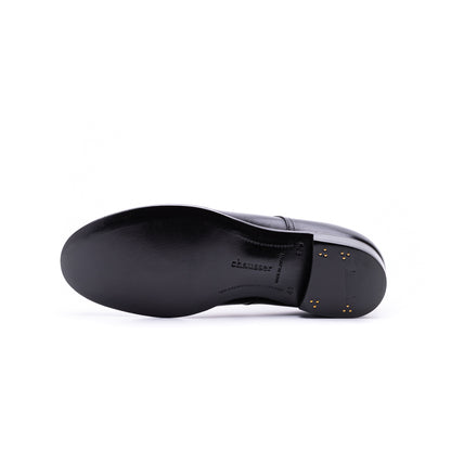 C-793　PLAIN TOE SHOES BL