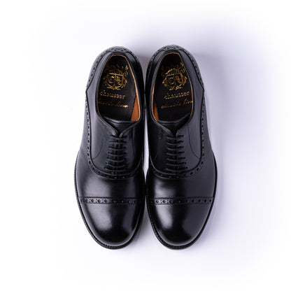 C-7006　CAP-TOE BROGUE SHOES BL