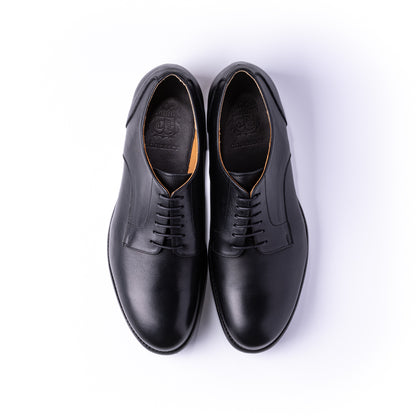 C-7013　PLAIN TOE SHOES BL