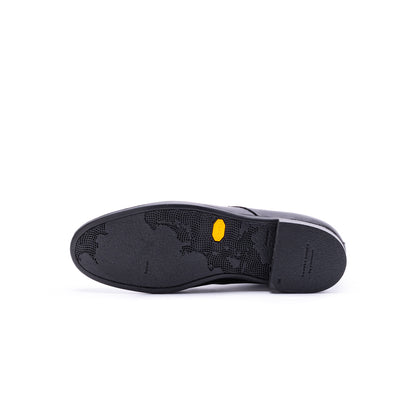 TR-008　PLAIN TOE SHOES BL