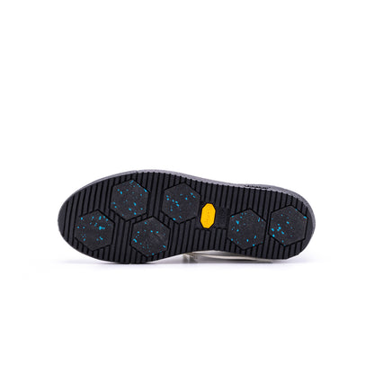TR-013　LEATHER LOW-CUT SNEAKERS WH/BL