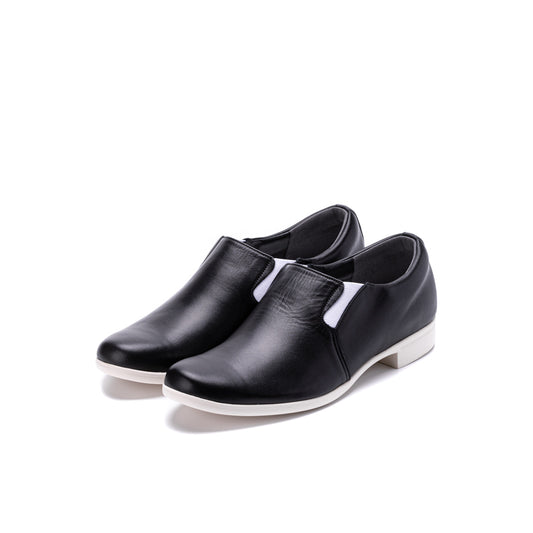 TR-003　SIDE-GORE SLIP-ON SHOES BL/WH