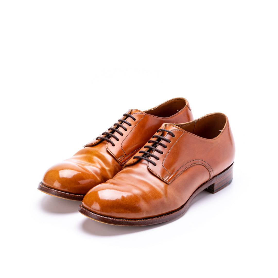 chausser ショセ ナチュラル コードバン プレーントゥ C-7930 C-7930 CORDOVAN PLAIN TOE SHOES NA – chausser online store