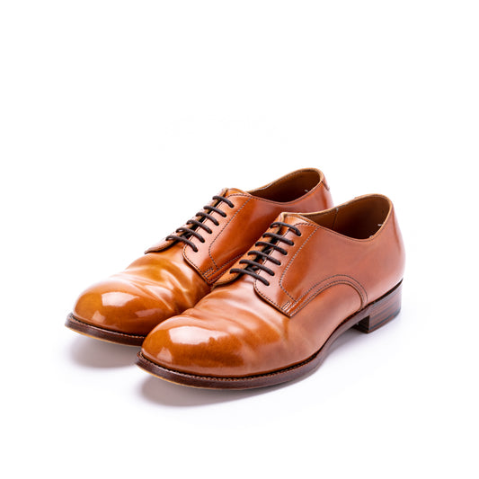 C-7930　CORDOVAN PLAIN TOE SHOES NA