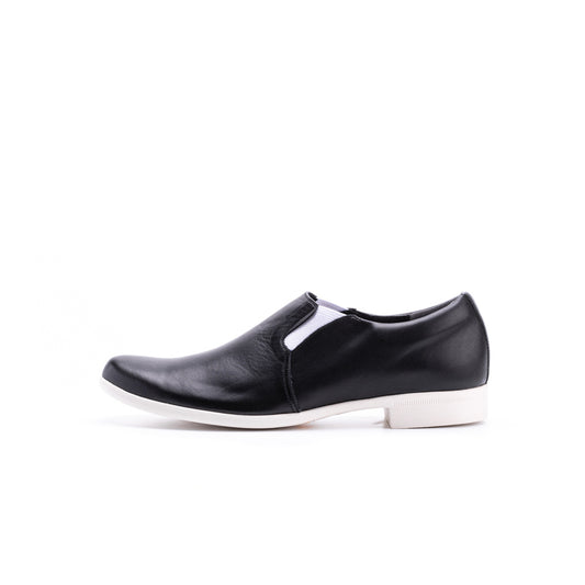 TR-003　SIDE-GORE SLIP-ON SHOES BL/WH