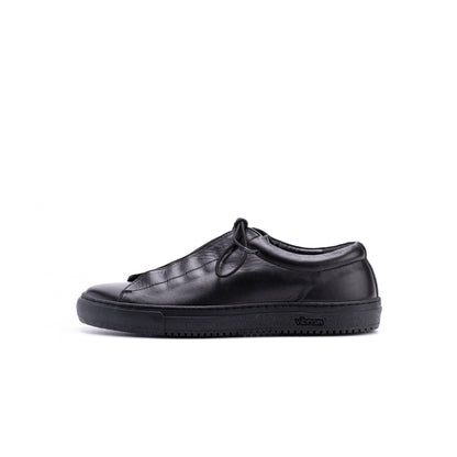 TR-013　LEATHER LOW-CUT SNEAKERS BL