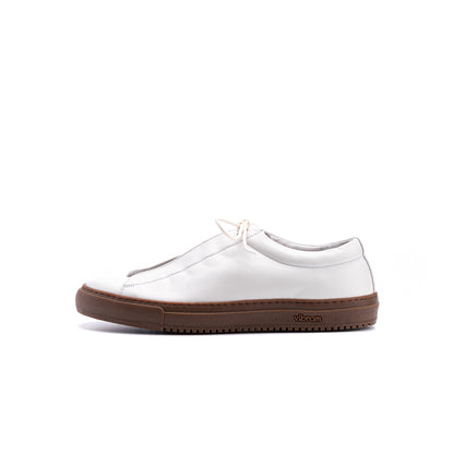 TR-013　LEATHER LOW-CUT SNEAKERS WH/CA