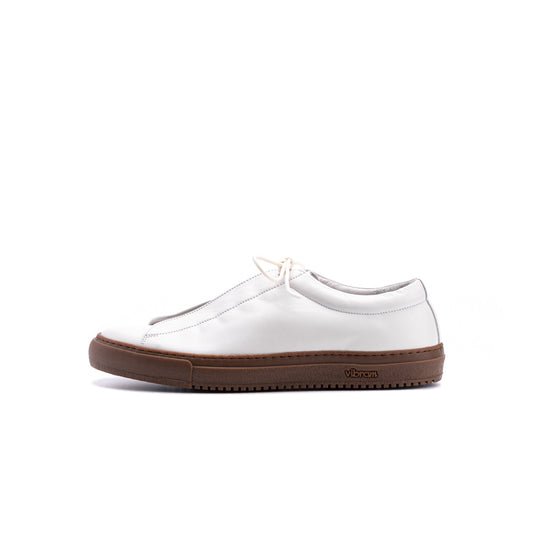 TR-013　LEATHER LOW-CUT SNEAKERS WH/CA