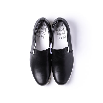 TR-003　SIDE-GORE SLIP-ON SHOES BL/WH