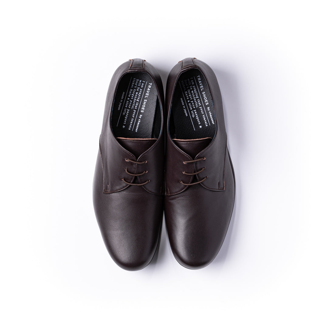 TR-008 PLAIN TOE SHOES DBR – chausser online store