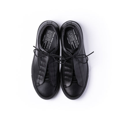 TR-013　LEATHER LOW-CUT SNEAKERS BL