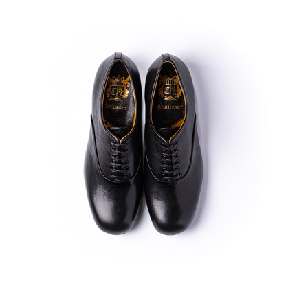 C-2258　PLAIN TOE SHOES BL