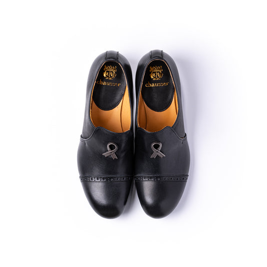 C-2174　SLIP-ON SHOES BL