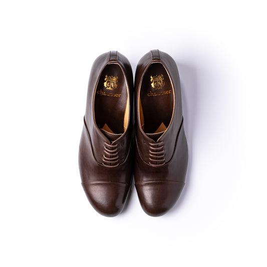 C-2243　CAP-TOE HEELS DBR