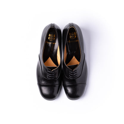 C-2185　LACE-UP HEELS BL