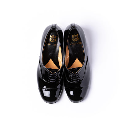 C-2185　LACE-UP HEELS BLE