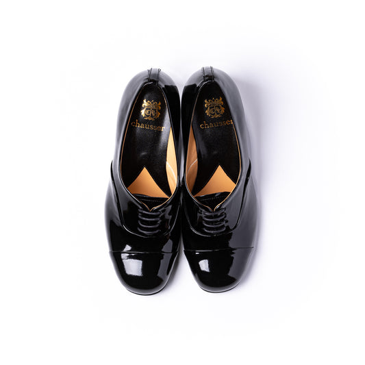 C-2185　LACE-UP HEELS BLE
