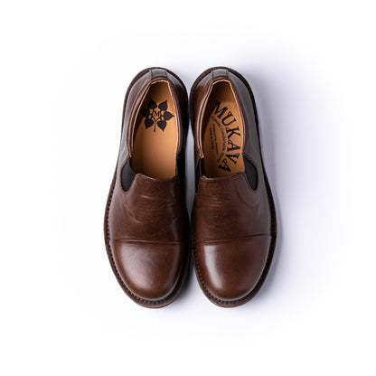 MU-968　SIDE-GORE SLIP-ON SHOES DBR