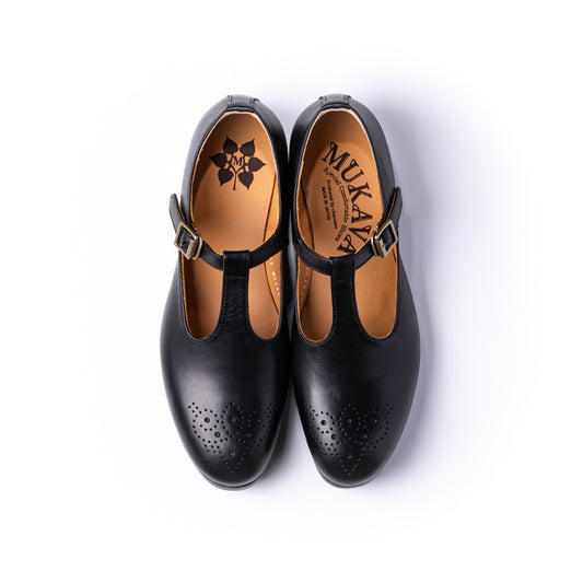 MU-997　T-STRAP SHOES BL