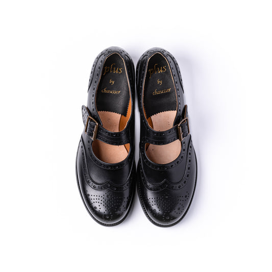 PC-5055　ONE-STRAP SHOES BL