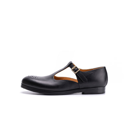 MU-997　T-STRAP SHOES BL