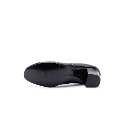 C-2243　CAP-TOE HEELS BL