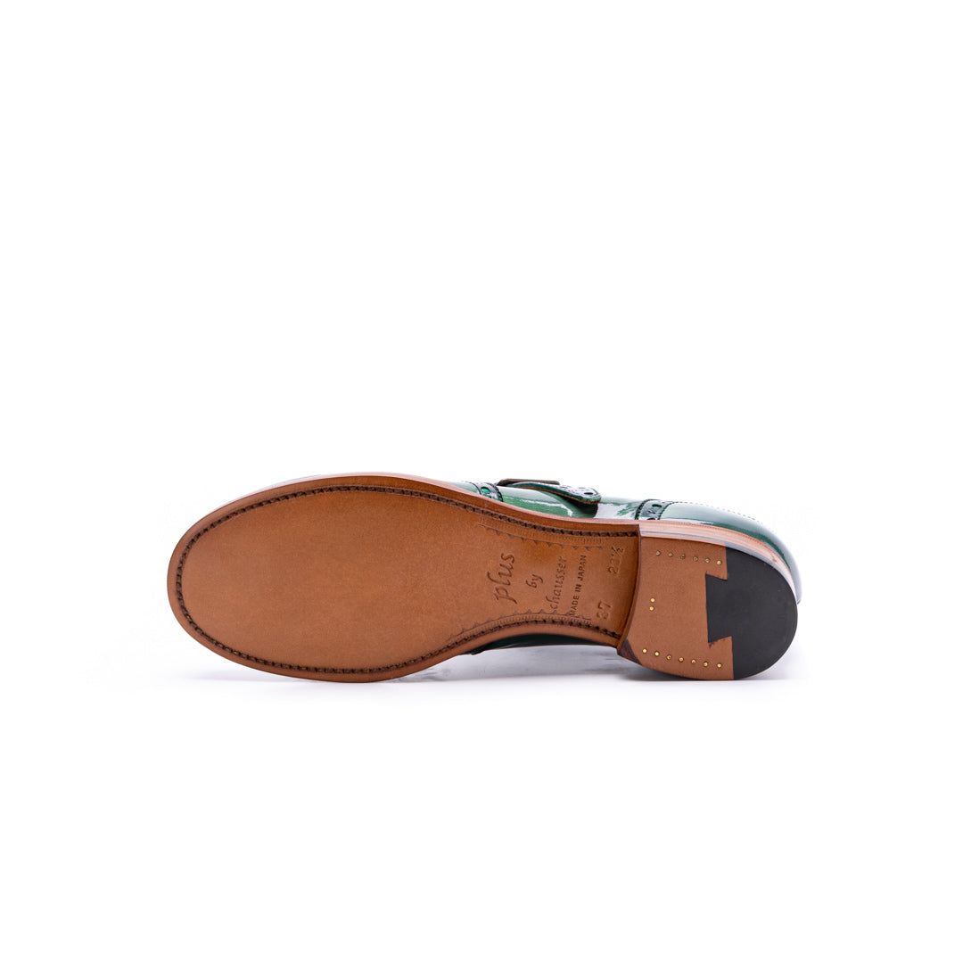【受注生産】PC-5055　ONE-STRAP WINGTIP SHOES GRE