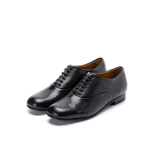 C-2258　PLAIN TOE SHOES BL