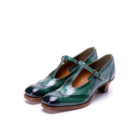 PC-5054 T-STRAP PUMPS BL