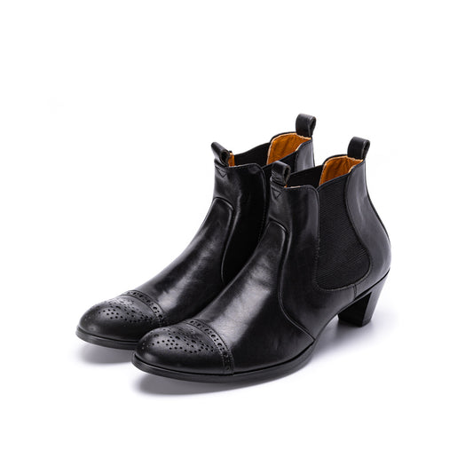 PC-5013　SIDE-GORE HEEL BOOTS BL