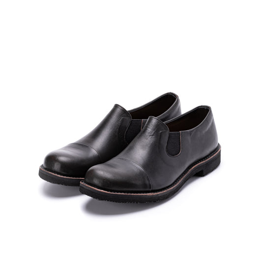 MU-968　SIDE-GORE SLIP-ON SHOES BL