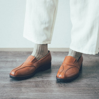 C-2347　VIBRAM SOLE LOAFERS BR