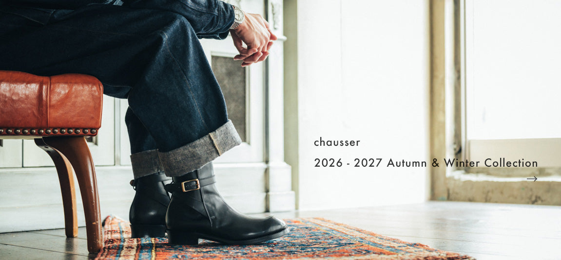 chausser classic line ボタンブーツ 26cm chausser online store | Chausser Online Store [Official]
