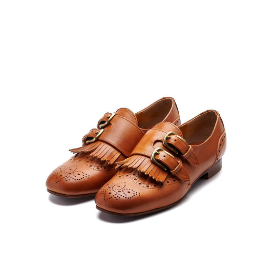 C-2370　DOUBLE MONK WINGTIP SHOES BR