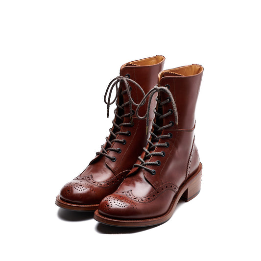 PC-592-25　 WINGTIP LACE-UP BOOTS DBR
