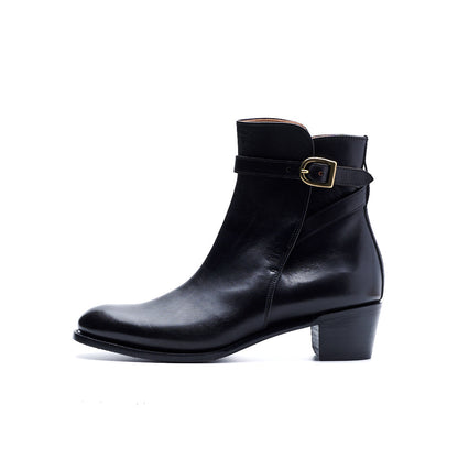 PC-5083　JODHPUR HEEL BOOTS BL