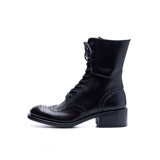 PC-592-25　 WINGTIP LACE-UP BOOTS BL