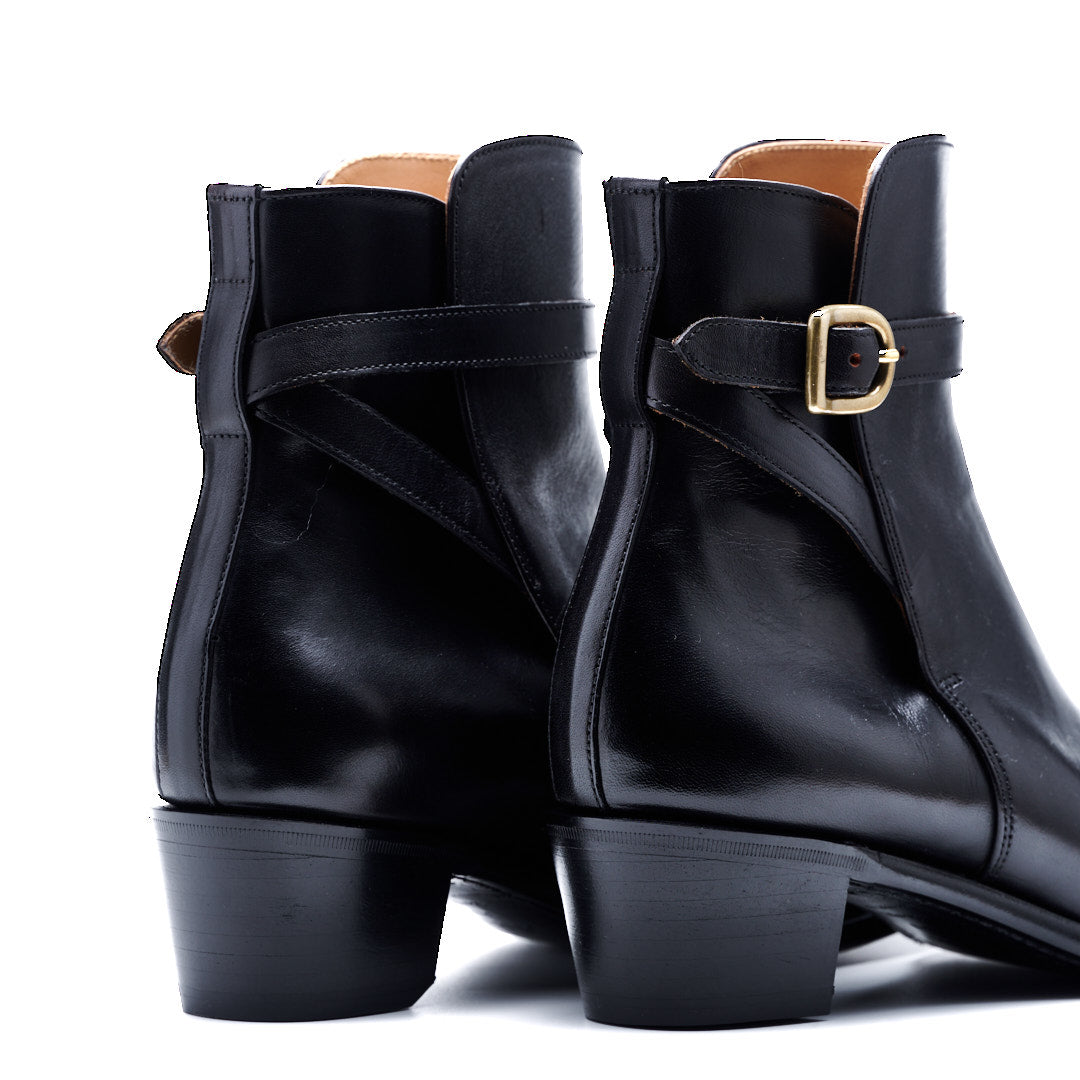 PC-5083 JODHPUR HEEL BOOTS BL – chausser online store