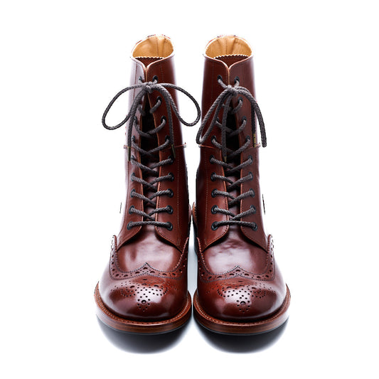 PC-592-25　 WINGTIP LACE-UP BOOTS DBR