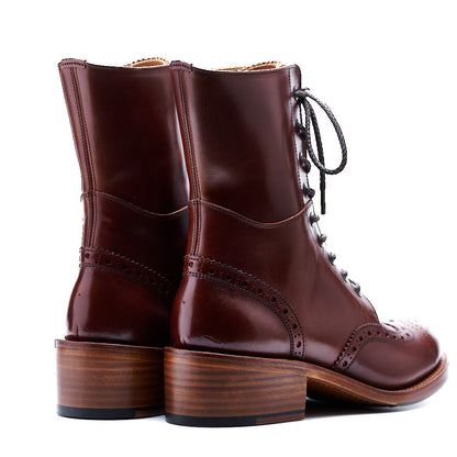 PC-592-25　 WINGTIP LACE-UP BOOTS DBR